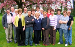 The team heading to Uganda. Dr Scott Brown, team leader, is seventh from right.